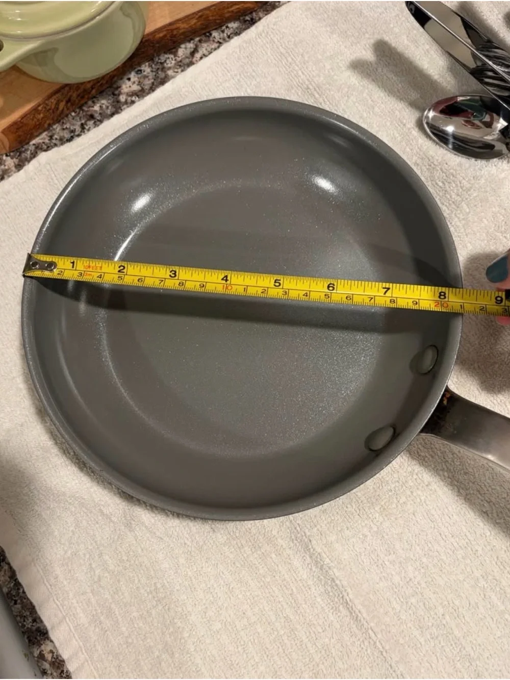 GreenPan Ceramic Nonstick Frying Pan with Stainless Handle